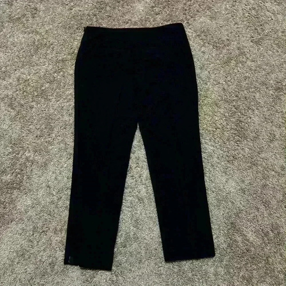 Madison Studio Black Dress Pants with Zip Closures Side and Leg, size 10 - Picture 1 of 7